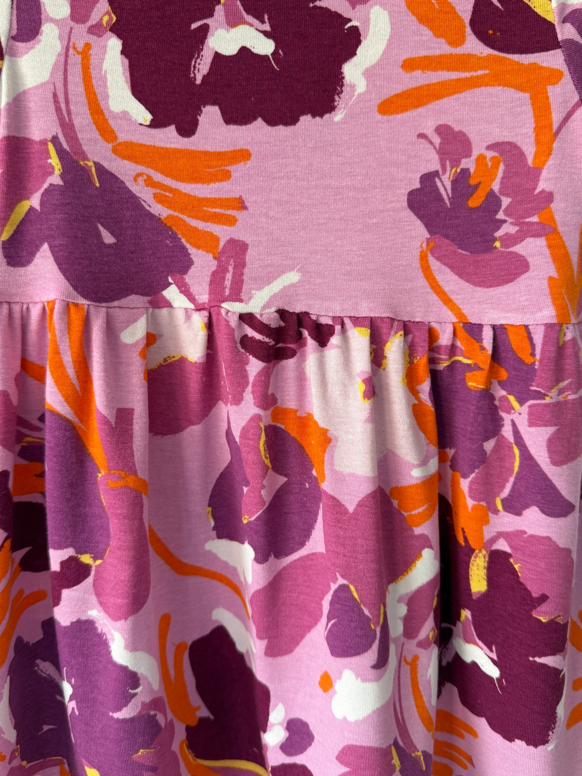 Abstract Colour Splash certified Jersey Kids Dress