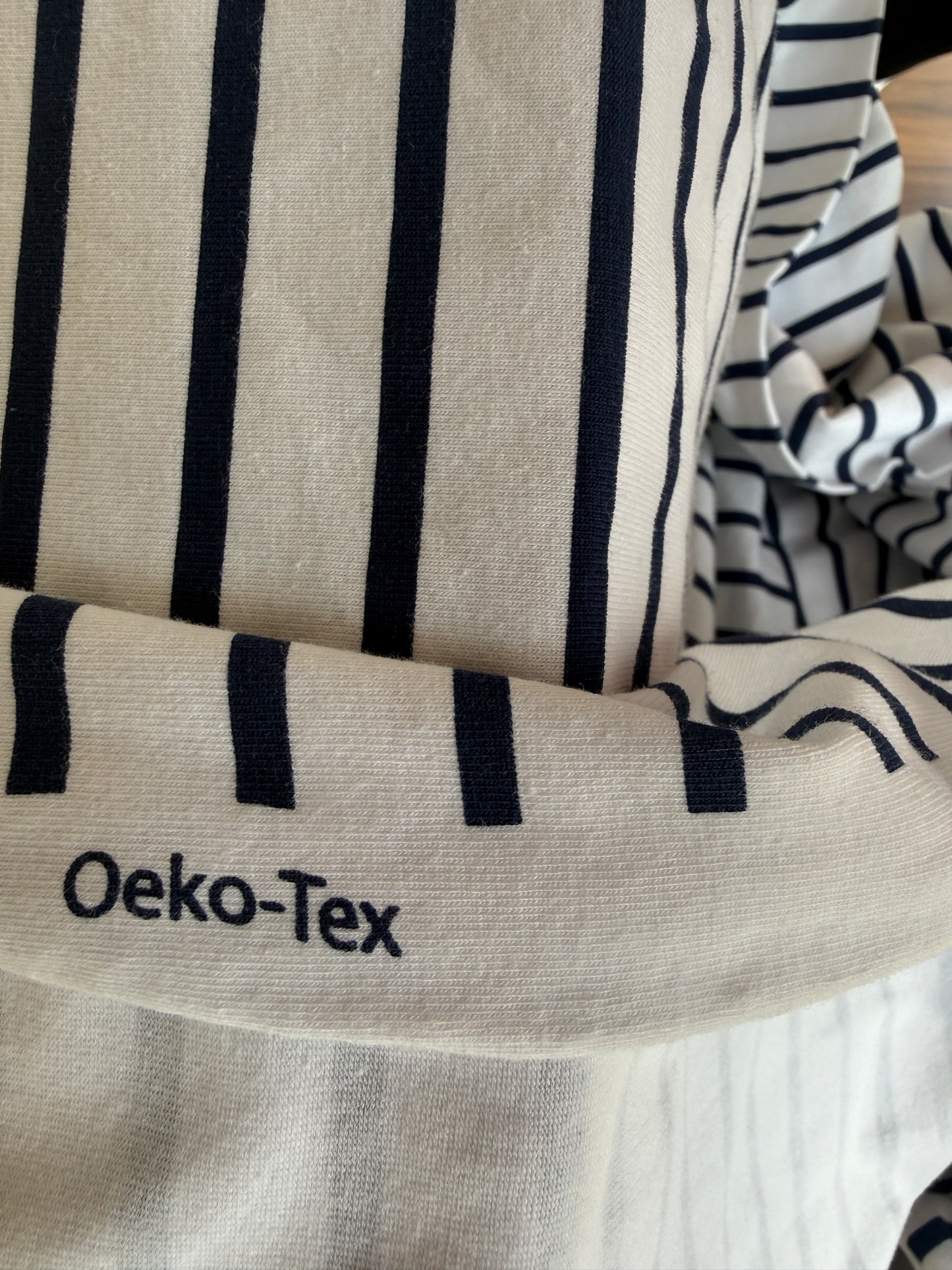 Classic Navy Stripe certified Jersey Kids Dress