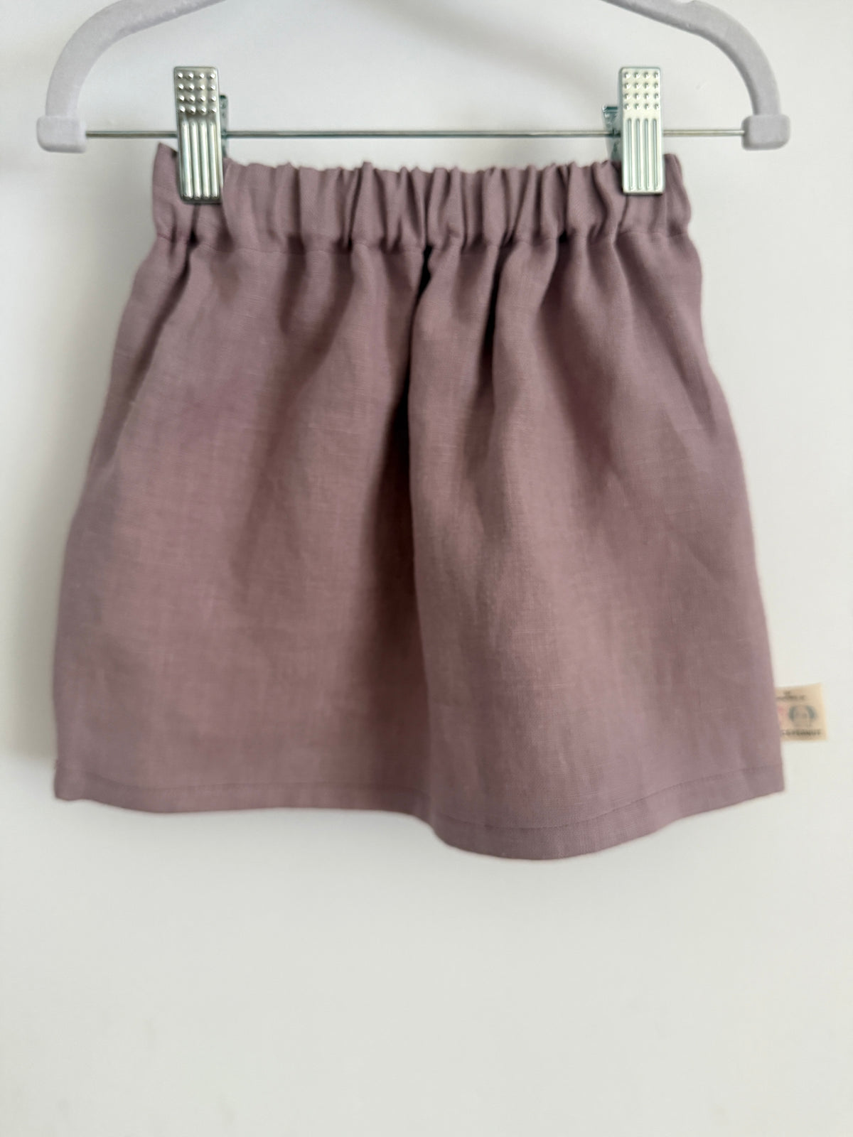 Lavender 100% Baltic Linen Children's Skirt