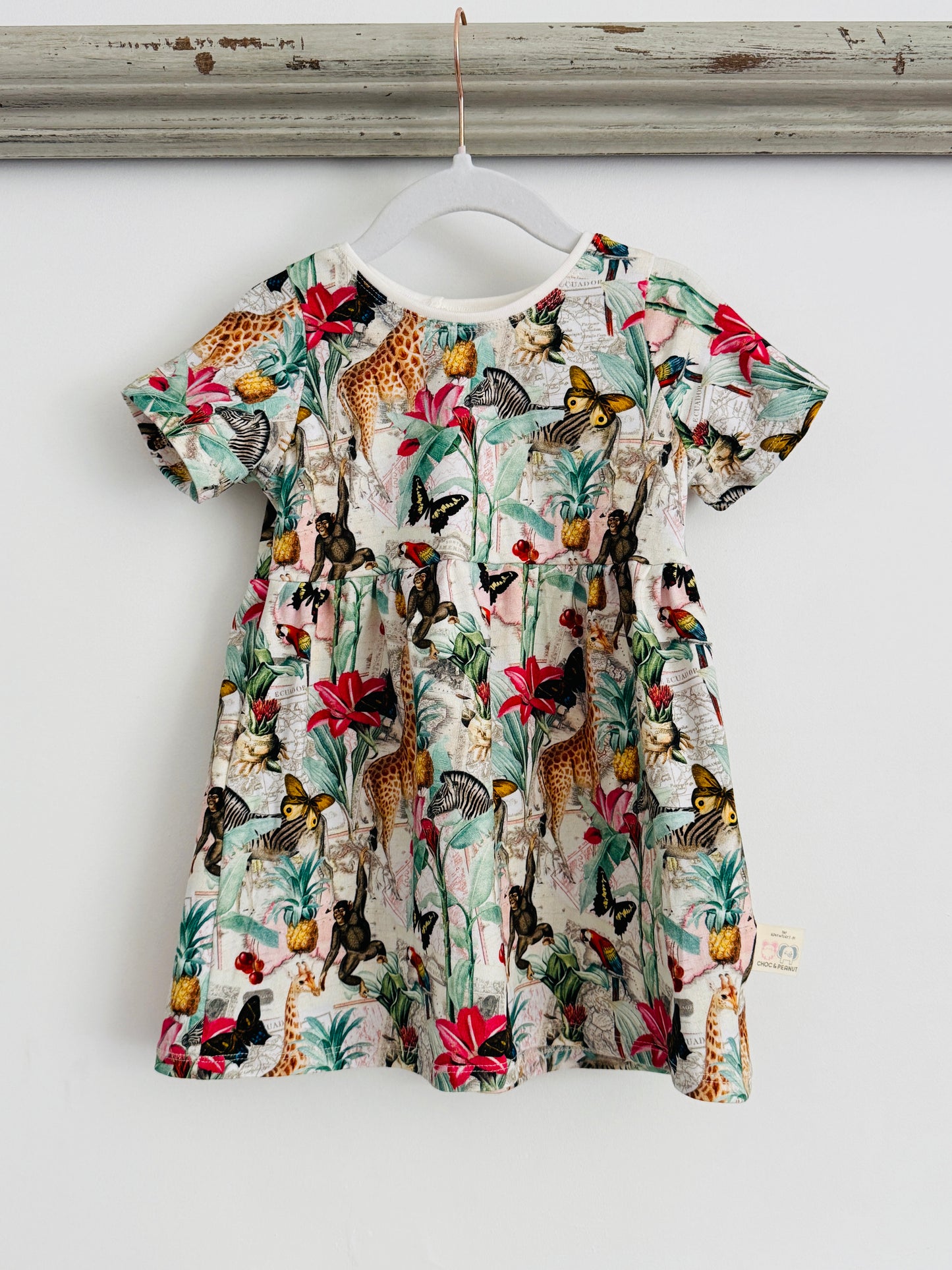 Jungle Mania Organic Jersey Dress