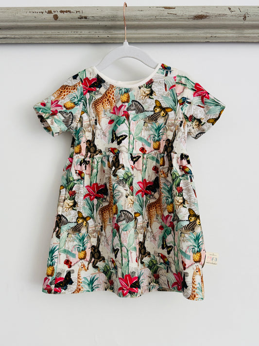 Jungle Mania Organic Jersey Dress