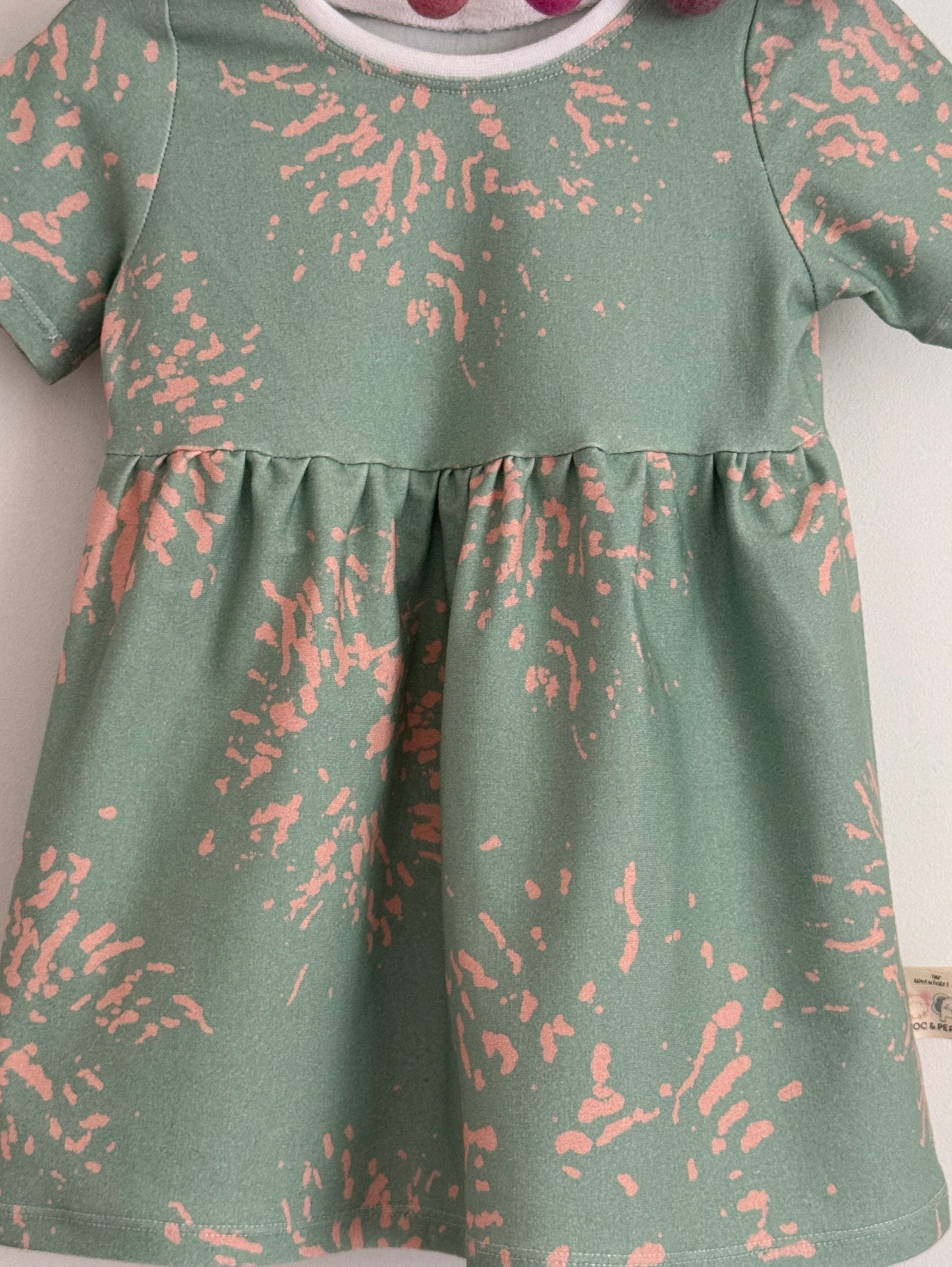 Paint Splat Organic Jersey Kids Dress