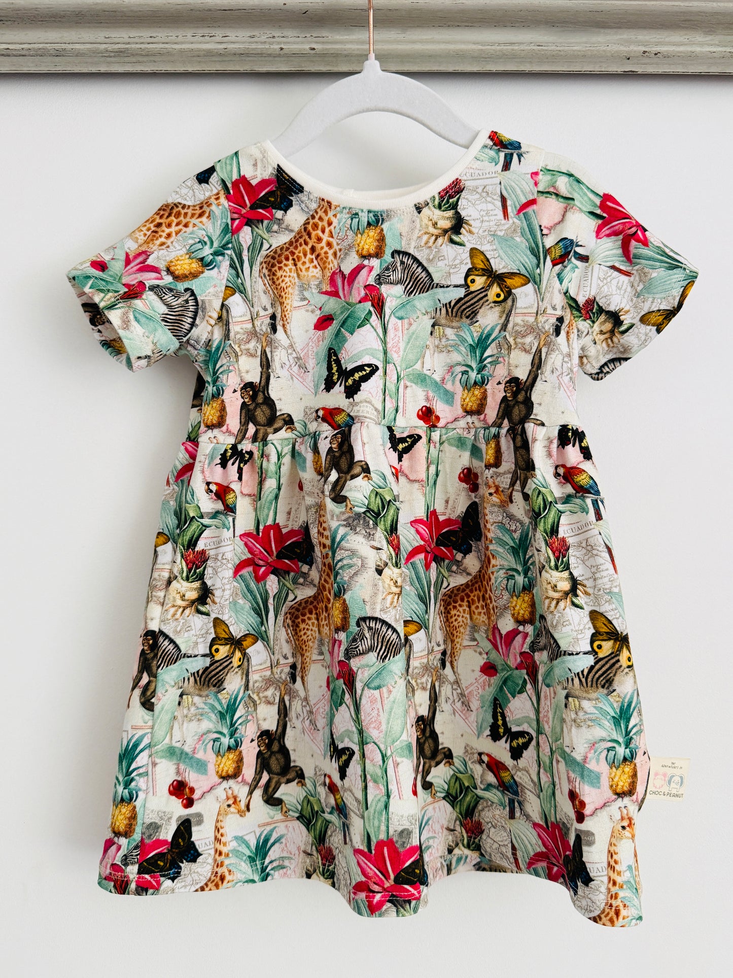 Jungle Mania Organic Jersey Dress