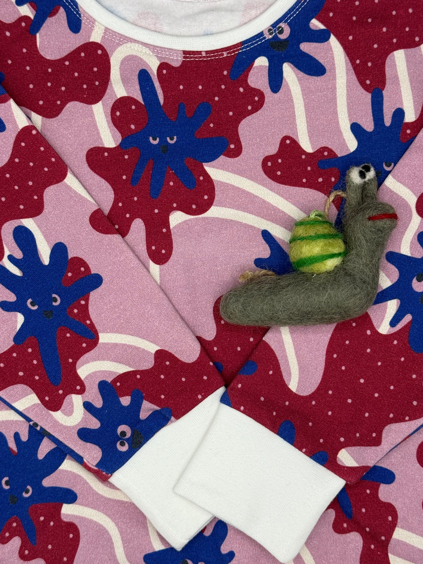 Unisex Organic Monster Ghoul Splat Children's Jumper