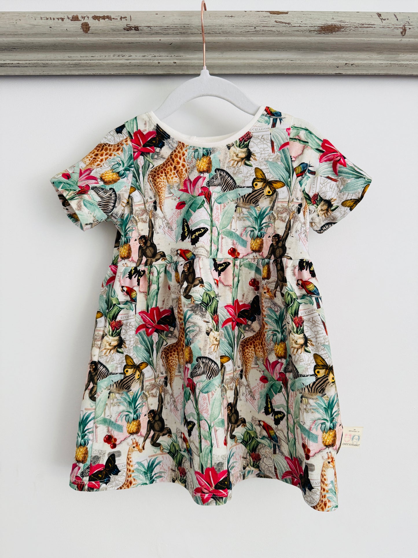 Jungle Mania Organic Jersey Dress