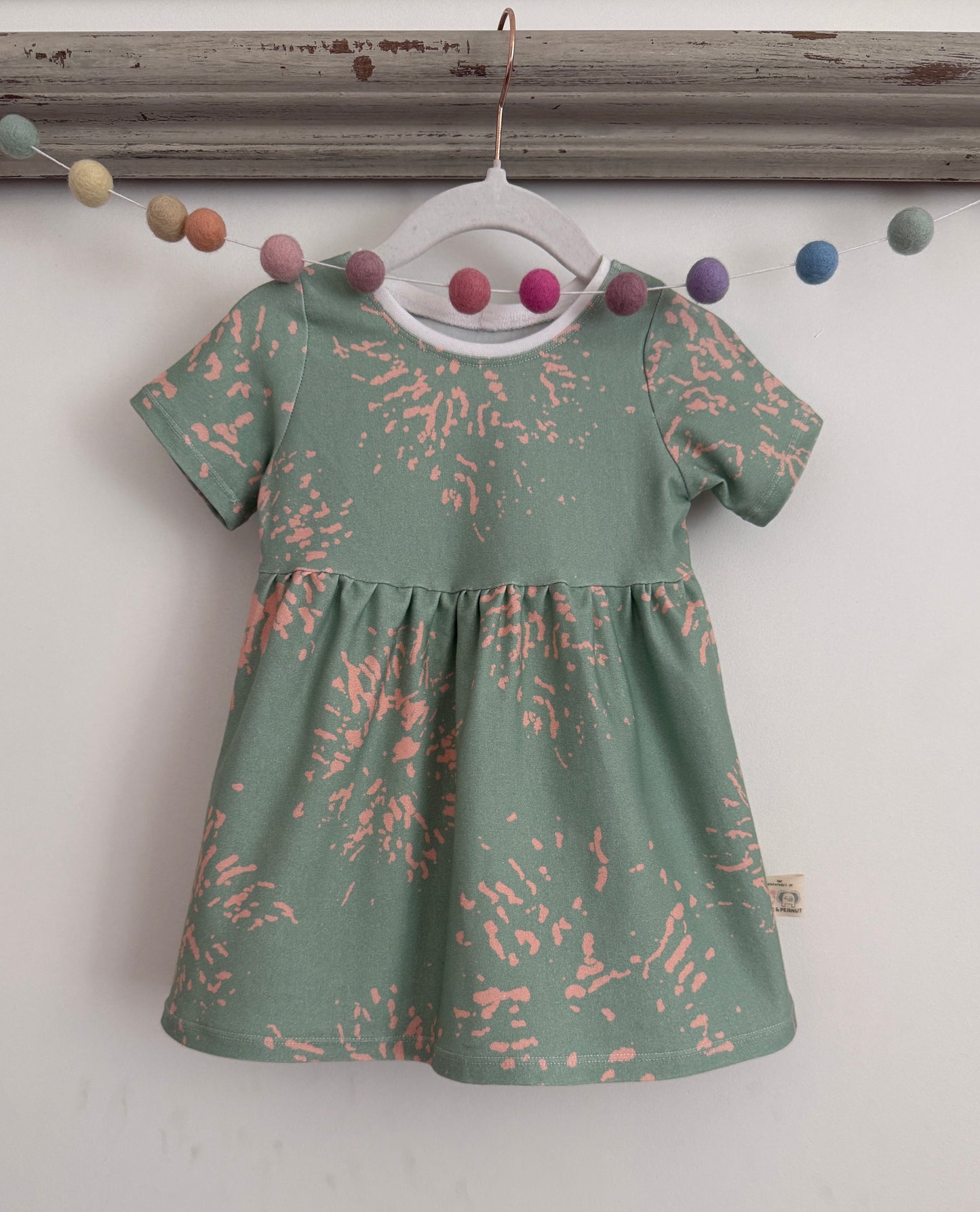 Paint Splat Organic Jersey Kids Dress