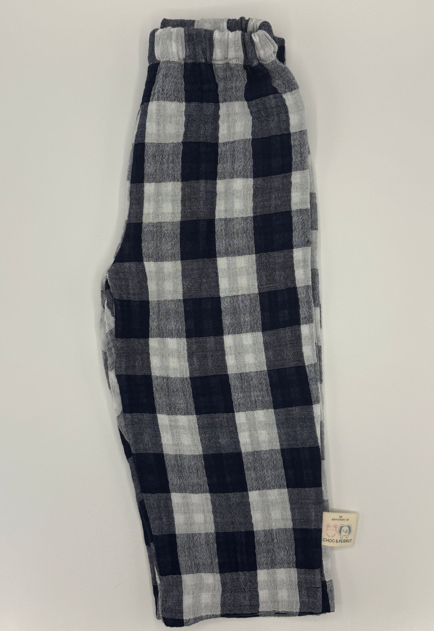 Sustainable Unisex Kids Navy Muslin trousers