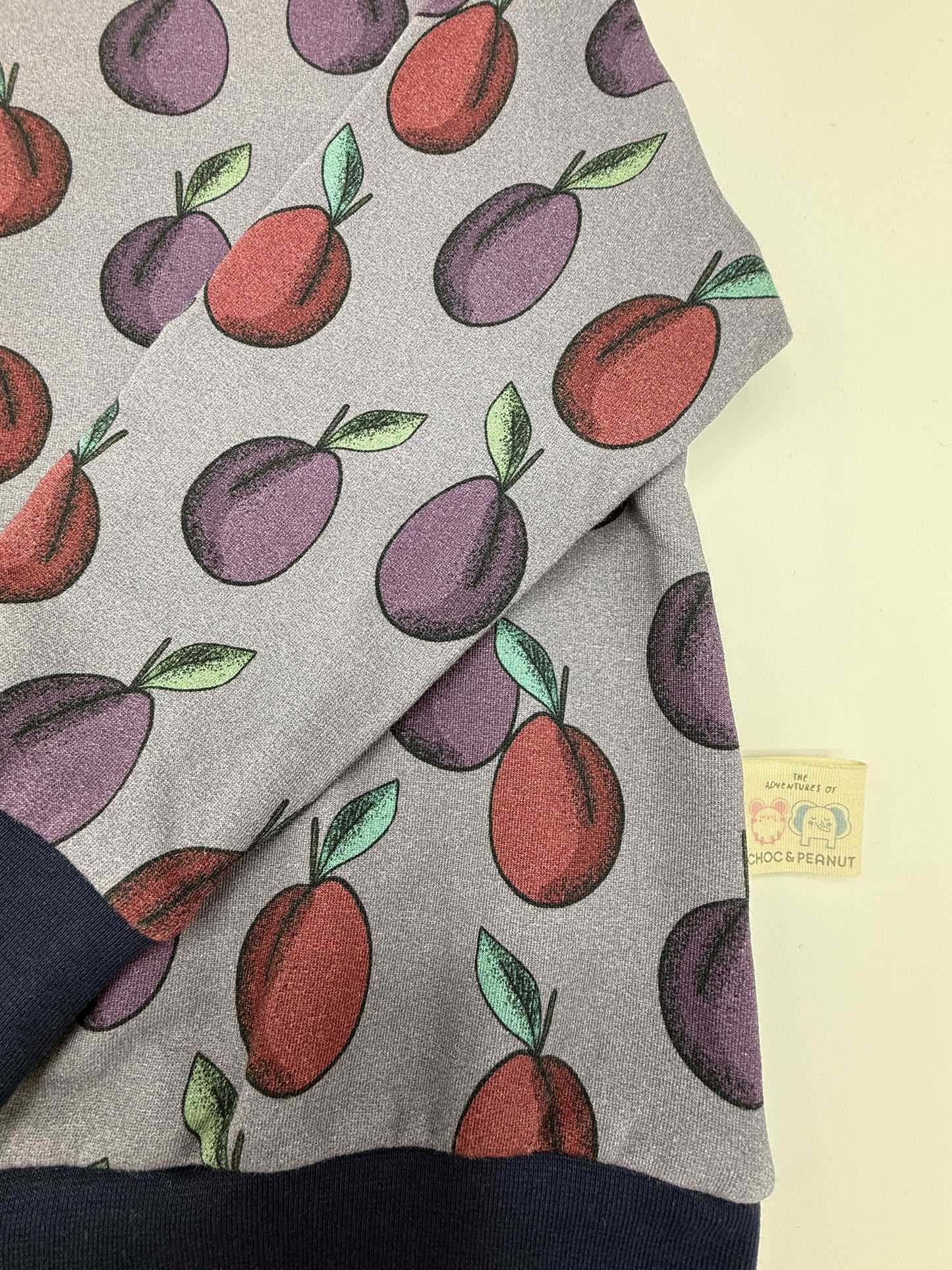 Unisex Organic Plum Children's Jumper