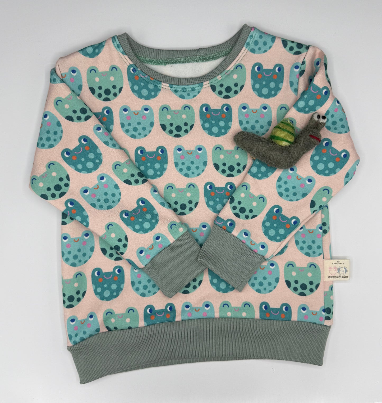Exclusive Organic Frog Children's Jumper