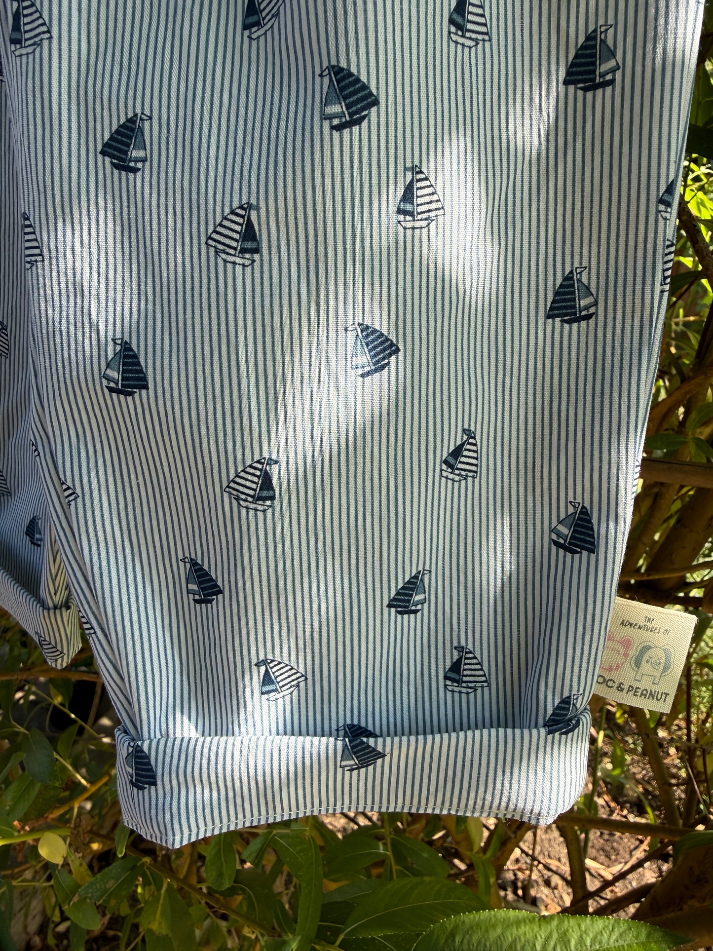 100% Cotton Kids Sail away Trousers