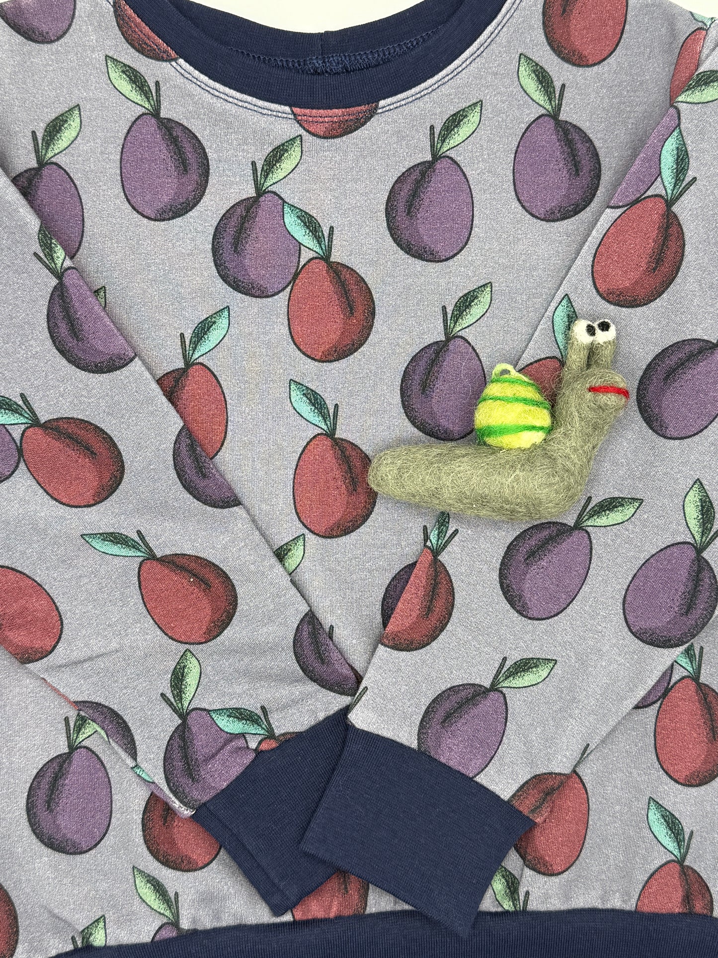 Unisex Organic Plum Children's Jumper