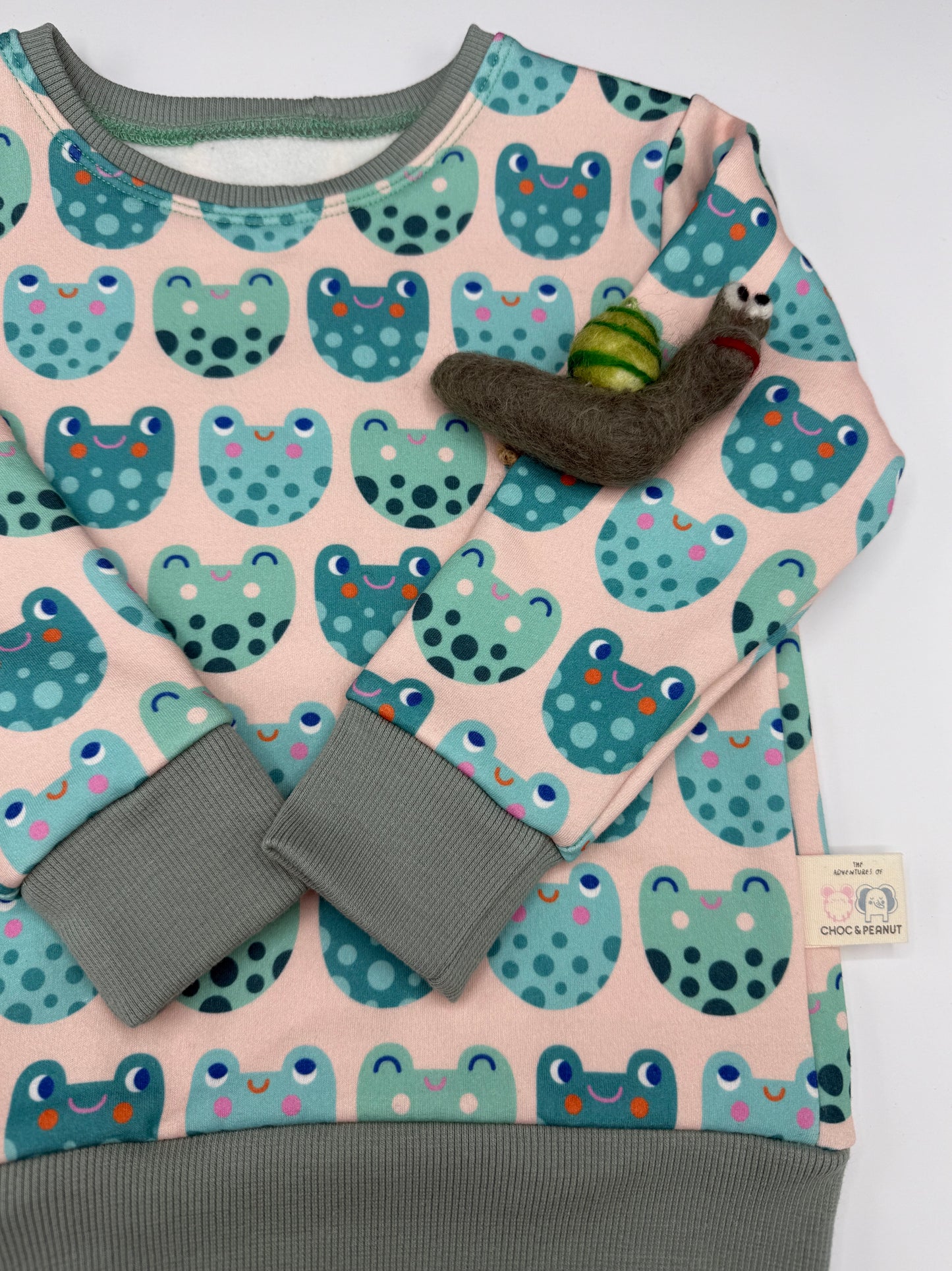 Exclusive Organic Frog Children's Jumper