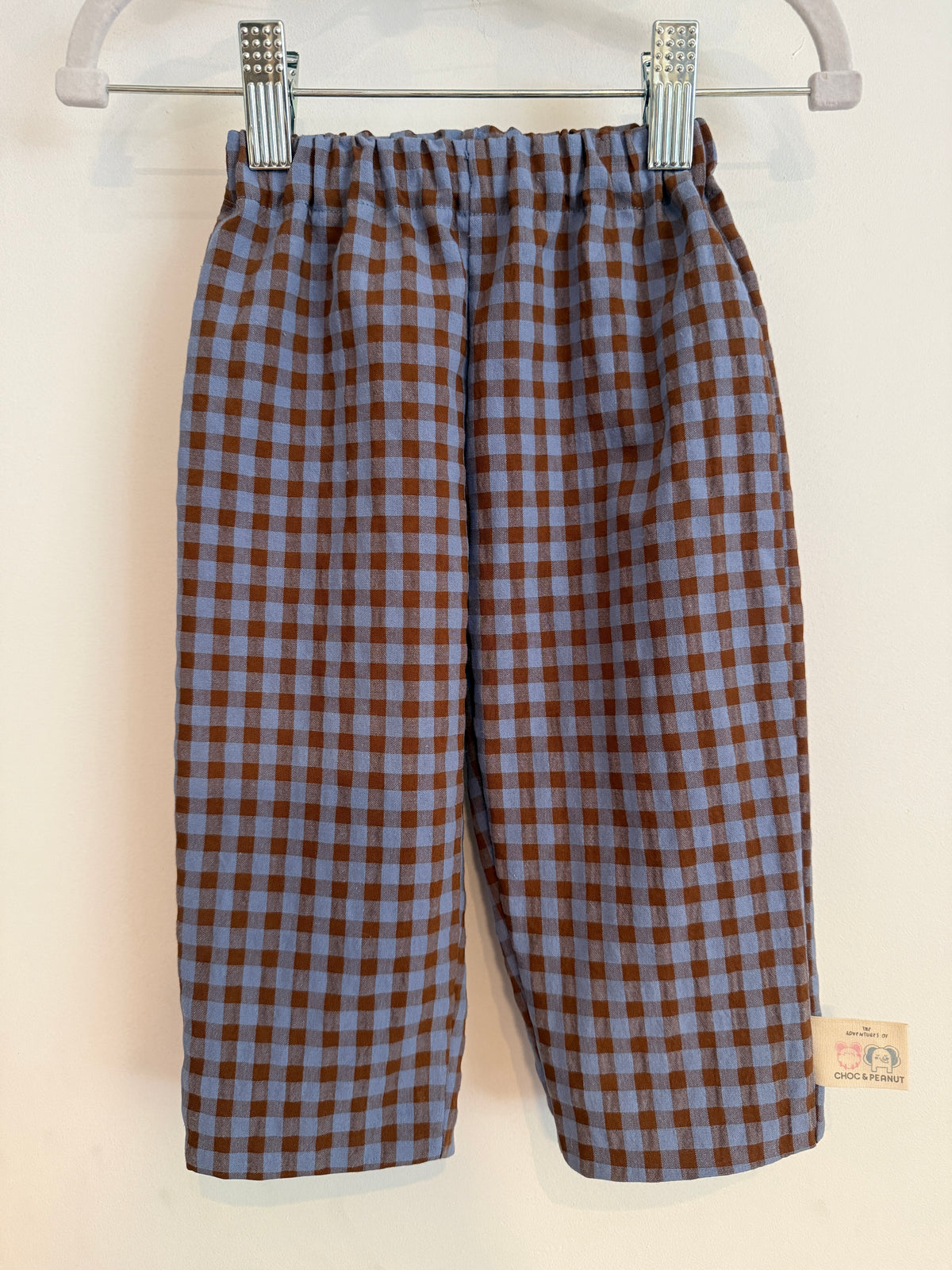 100% Cotton Unisex Children’s Trousers-Brown