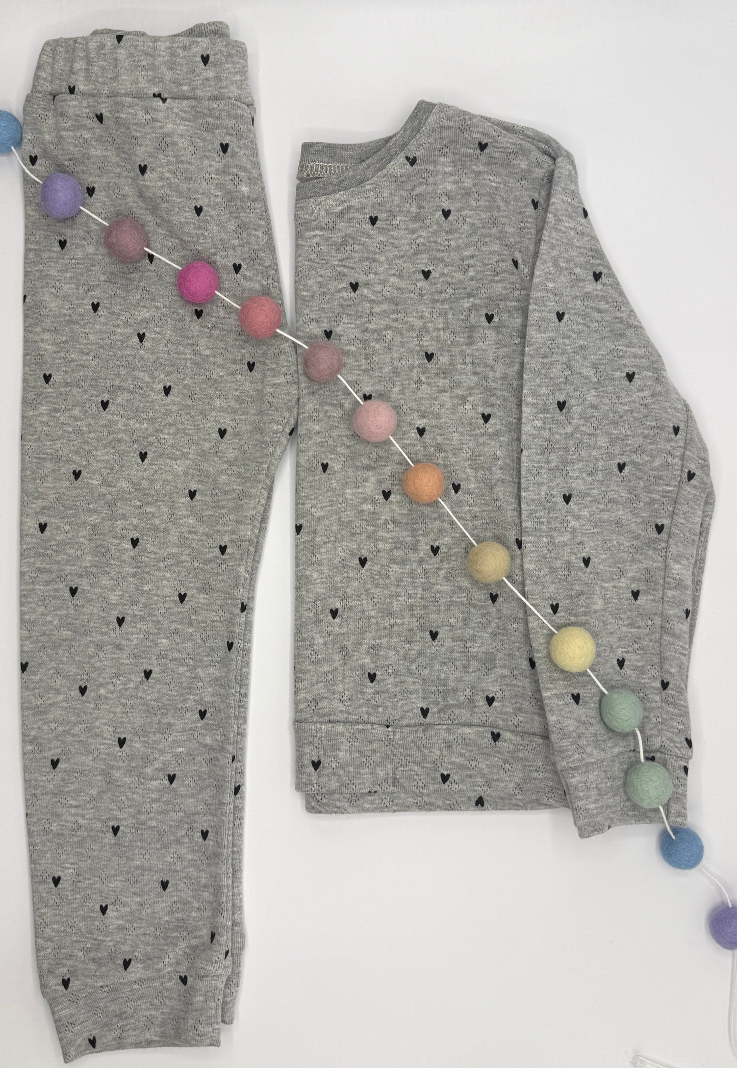 Heart Kids Unisex Lounging Set