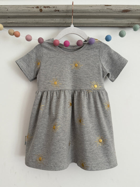 Gold Sunbeams Children's Jersey Dress
