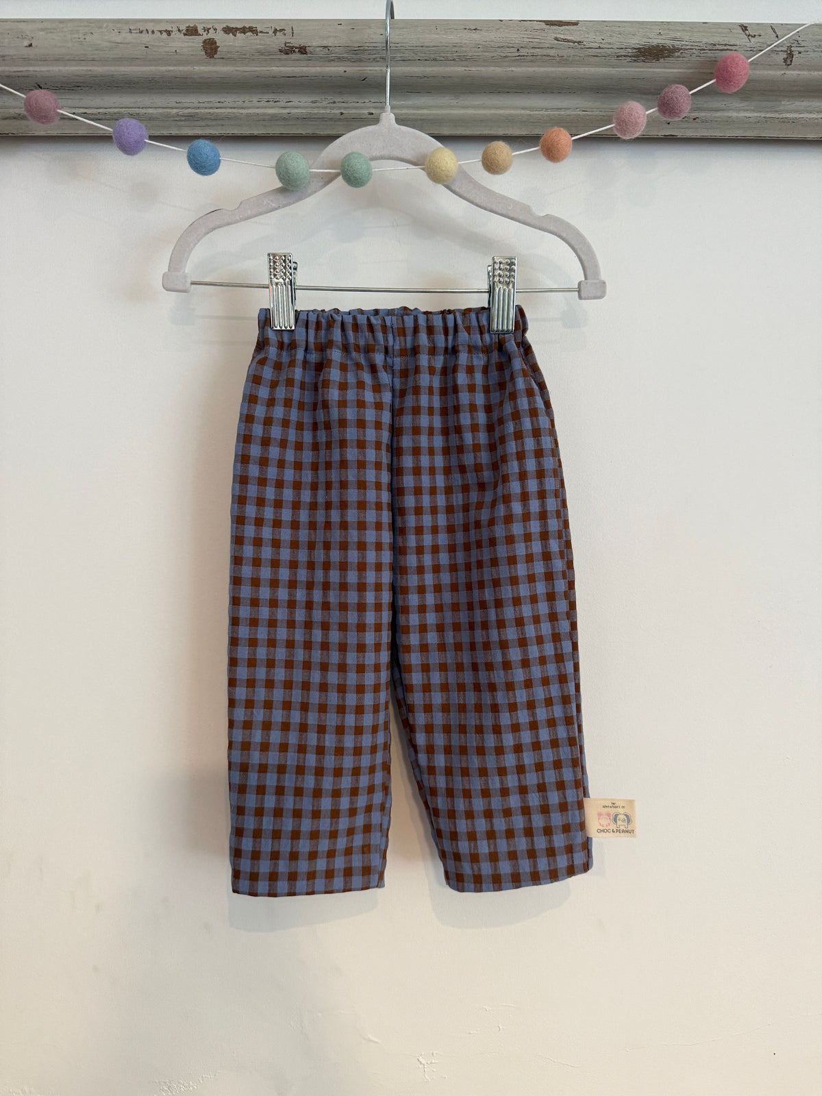 100% Cotton Unisex Children’s Trousers-Brown