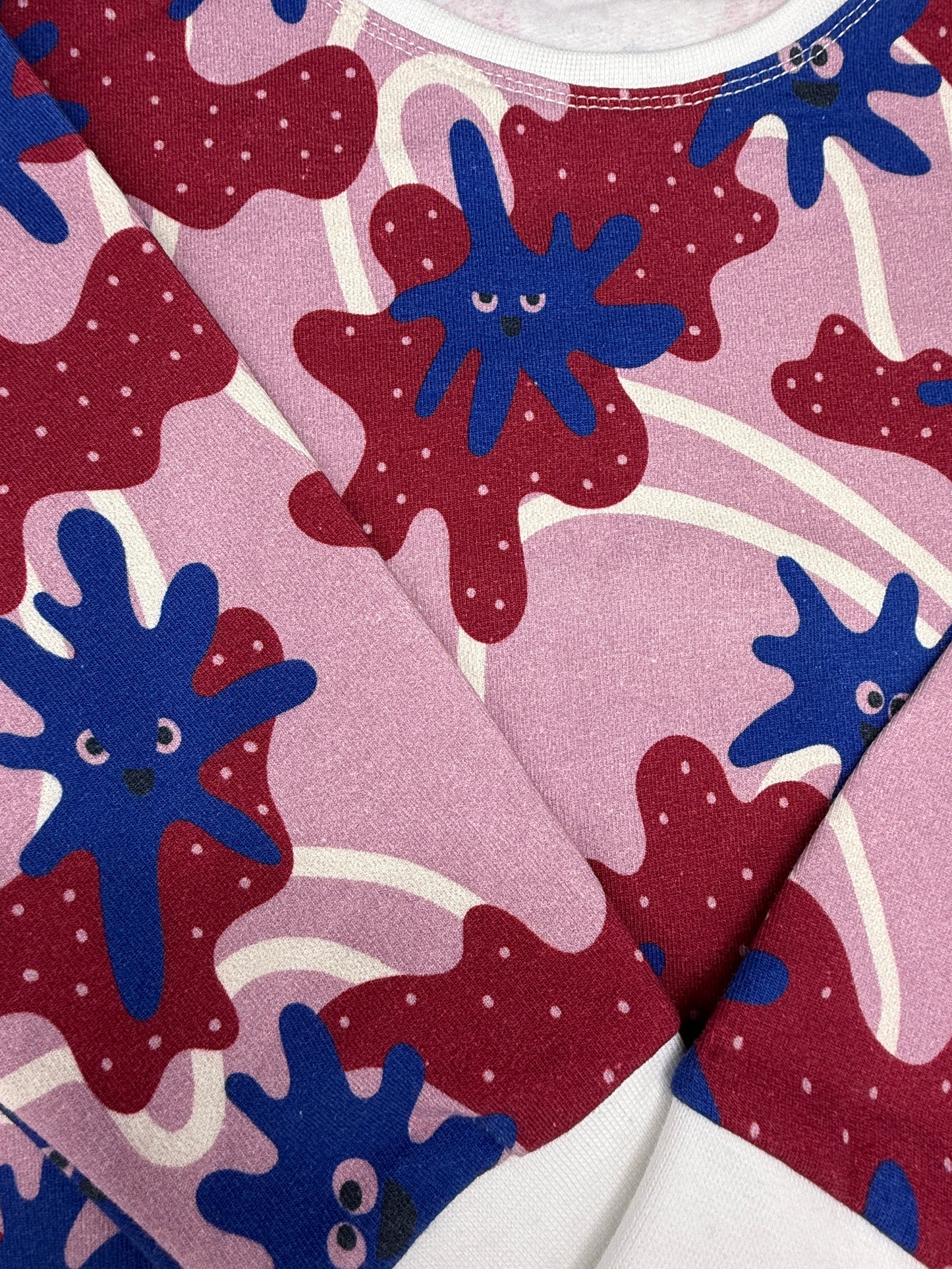 Unisex Organic Monster Ghoul Splat Children's Jumper