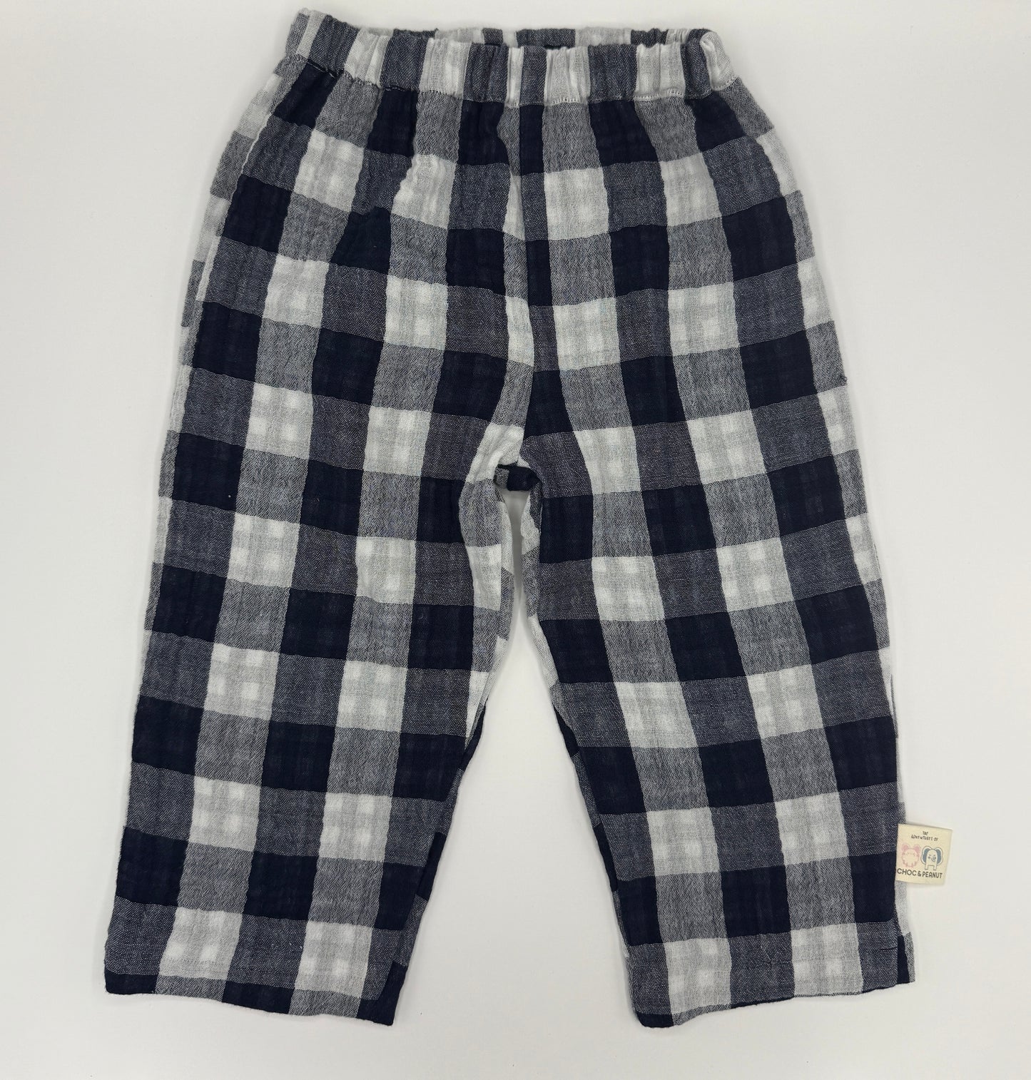 Sustainable Unisex Kids Navy Muslin trousers