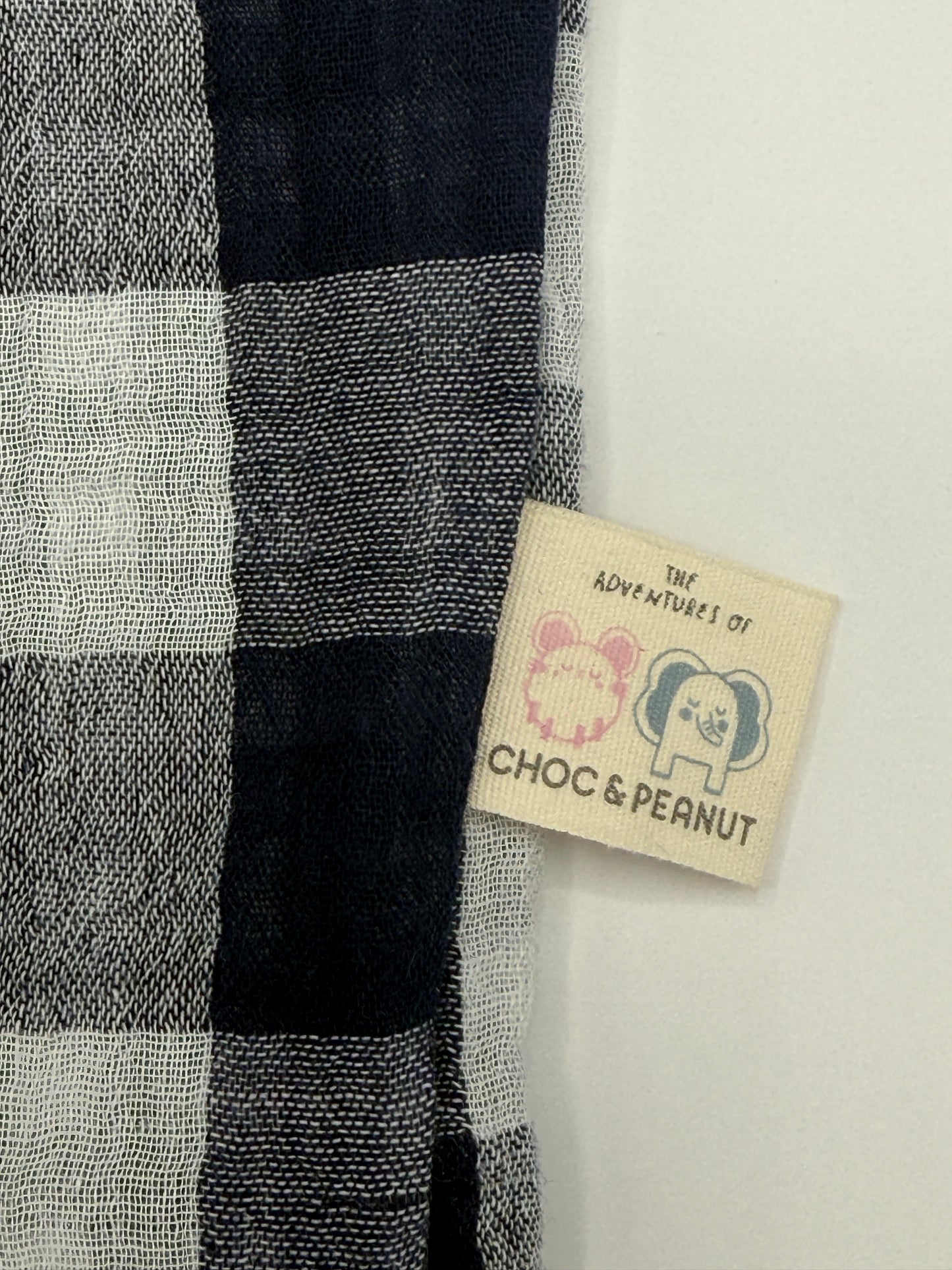 Sustainable Unisex Kids Navy Muslin trousers