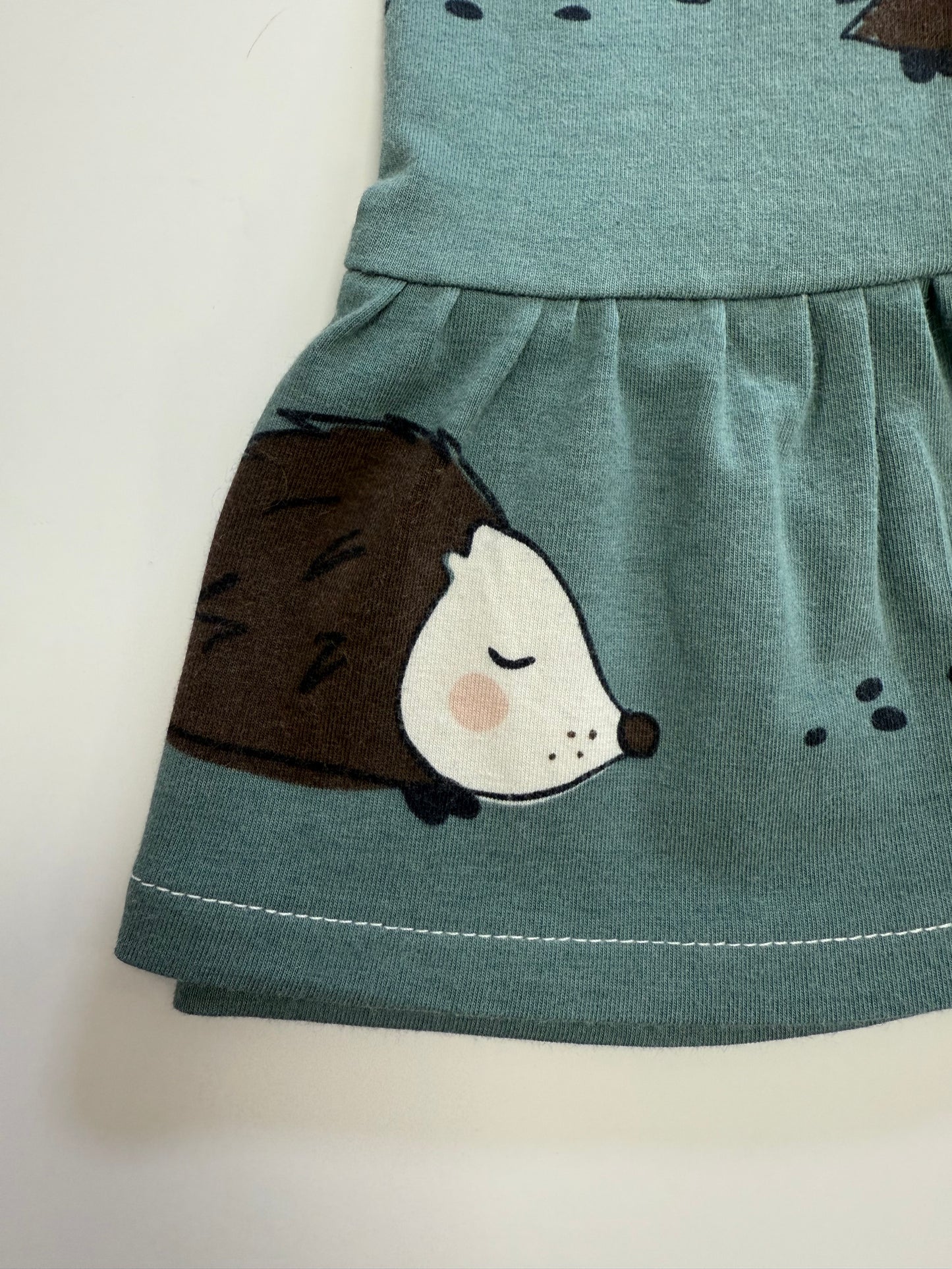Hedgehog print Children's Peplum Top