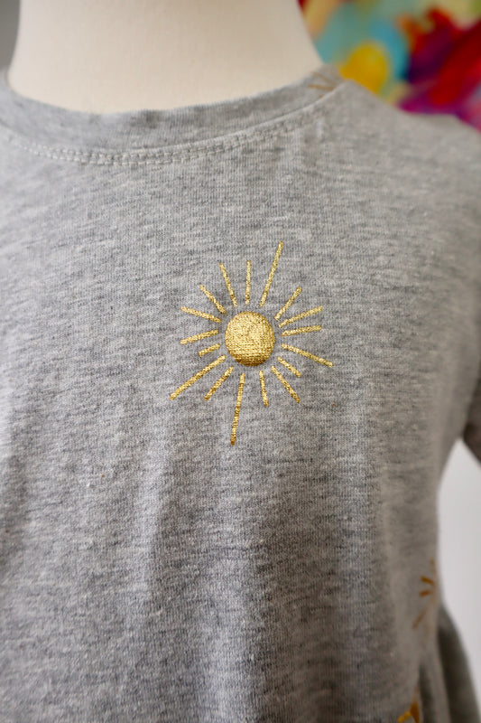 Gold Sunbeams Children's Jersey Dress