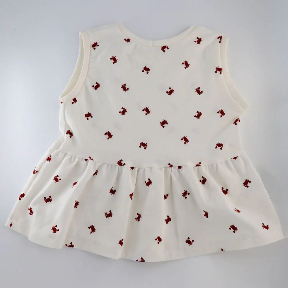 Crabby Peplum Top